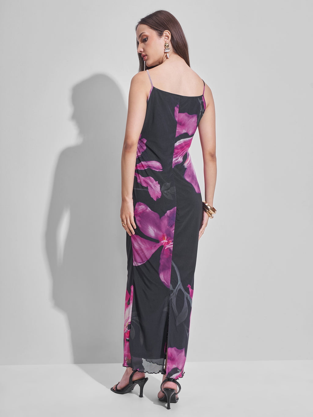 Tokyo Talkies Women Black Printed Sheath Dress - Black - Image 3