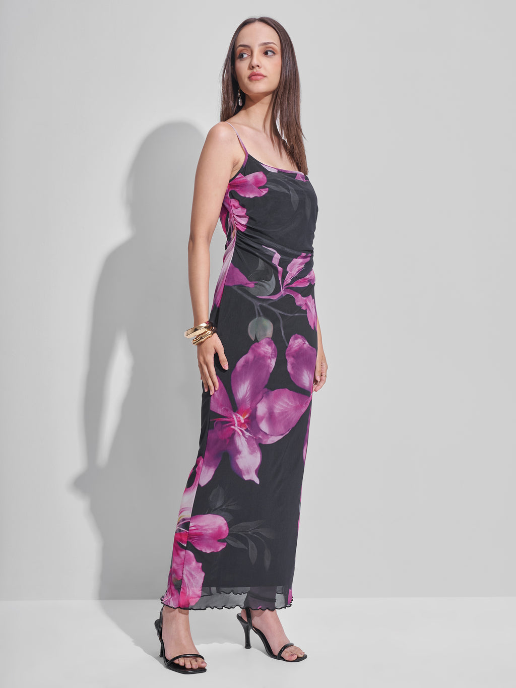 Tokyo Talkies Women Black Printed Sheath Dress - Black - Image 6