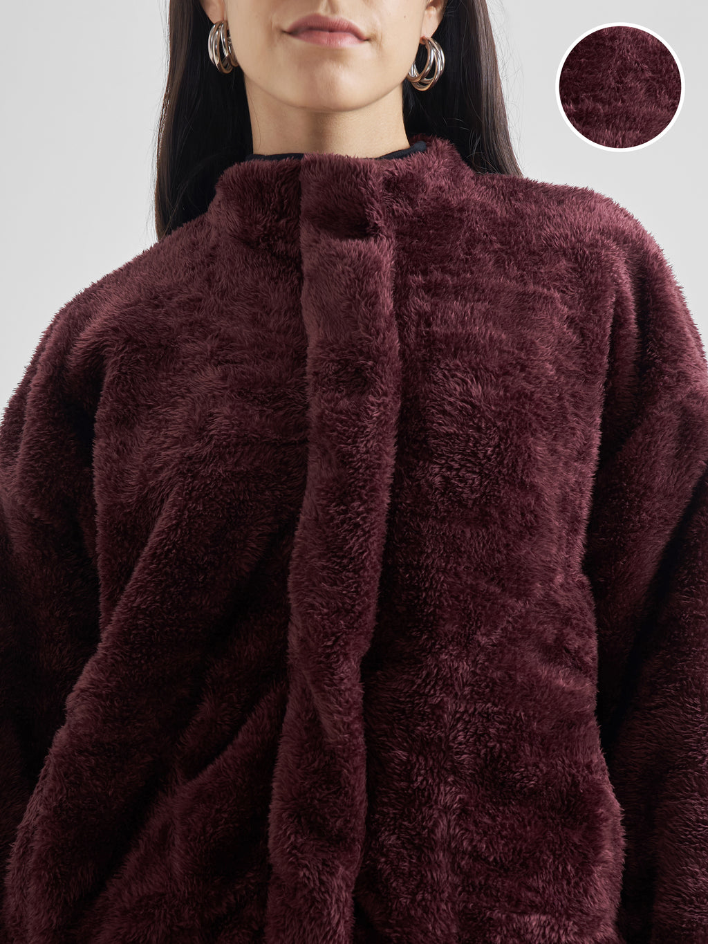 Tokyo Talkies Women Brown Open Front Jacket - Brown - Image 5