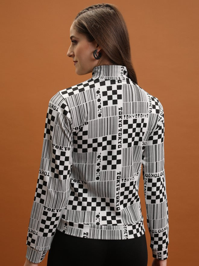 Tokyo Talkies Women White Open Front Jacket - White - Image 3