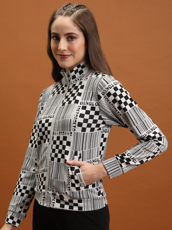 Tokyo Talkies Women White Open Front Jacket - White - Image 4