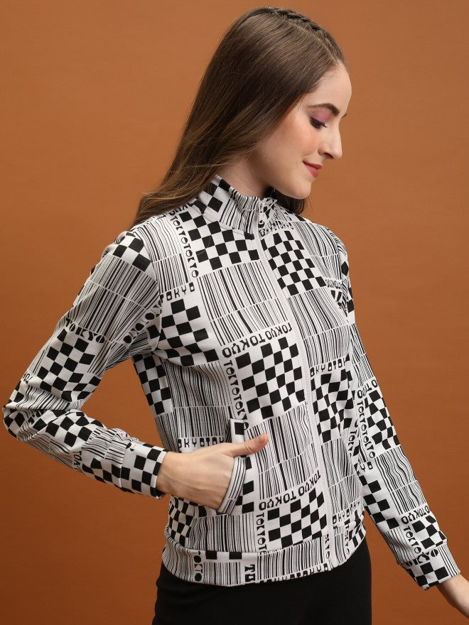 Tokyo Talkies Women White Open Front Jacket - White - Image 6