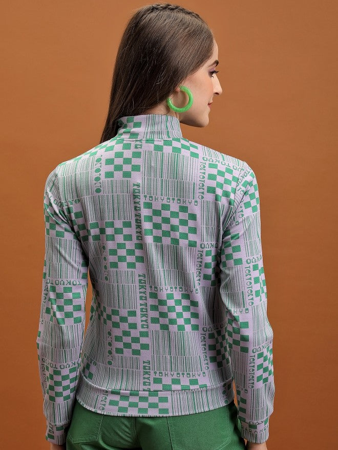 Tokyo Talkies Women Lavender Open Front Jacket - Lavender - Image 3