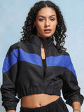 Tokyo Talkies Women Black Bomber Jacket - Black - Image 1