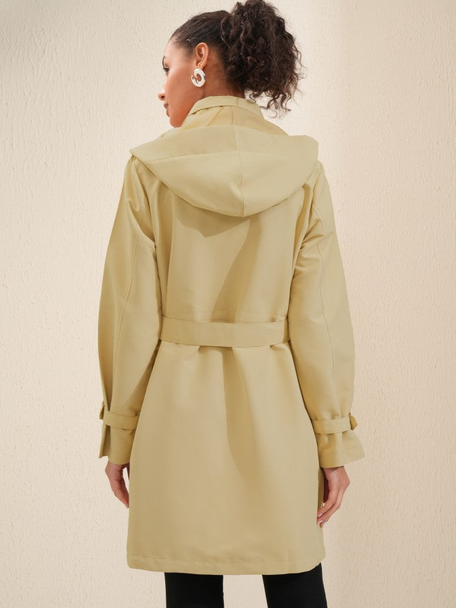 Tokyo Talkies Women Brown Parka Jacket - Brown - Image 3