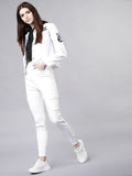 Tokyo Talkies Women White Denim Jacket - White - Image 1
