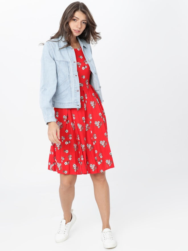 Tokyo Talkies Women Blue Denim Jacket - Blue - Image 4