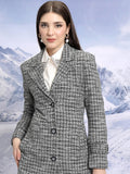 Tokyo Talkies Women Black Open Front Jacket - Black - Image 1
