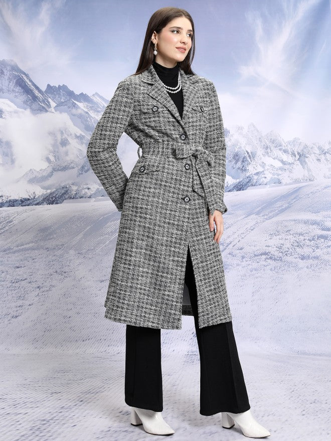 Tokyo Talkies Women Black Open Front Jacket - Black - Image 6