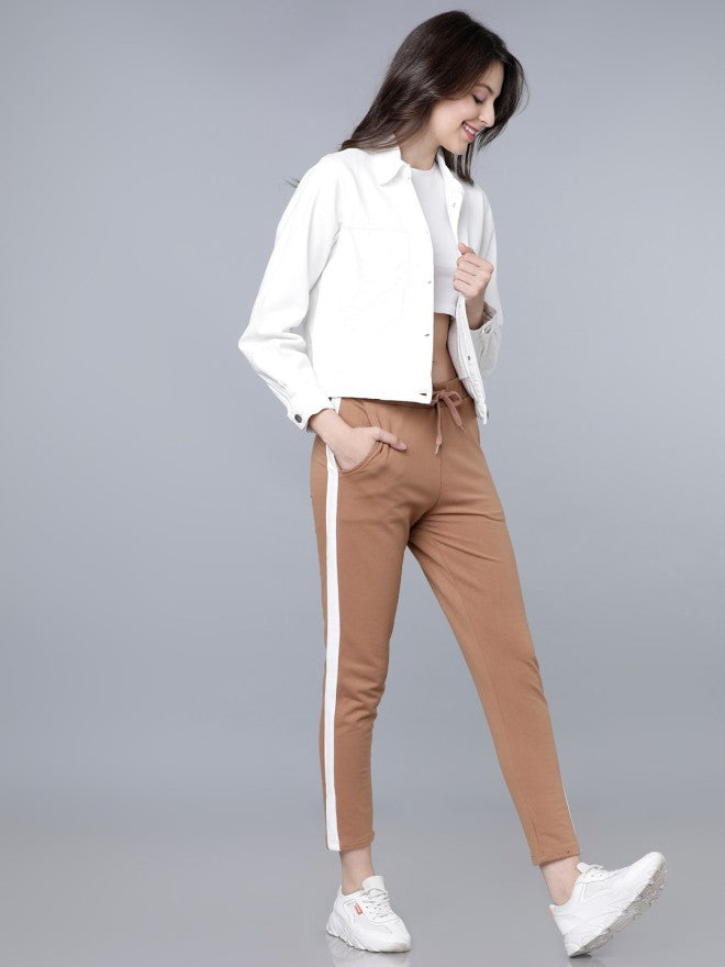 Tokyo Talkies Women White Denim Jacket - White - Image 4