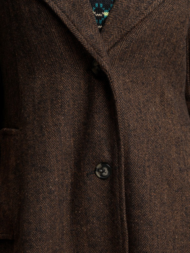 Tokyo Talkies Women Brown Open Front Jacket - Brown - Image 6