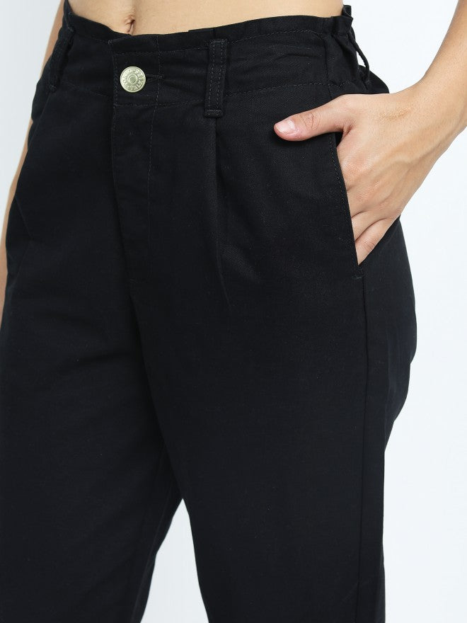Tokyo Talkies Women Black Mom Fit Jeans - Black - Image 4