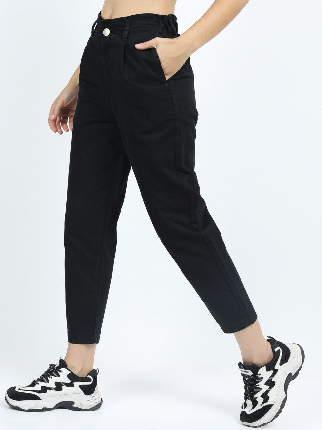 Tokyo Talkies Women Black Mom Fit Jeans - Black - Image 5