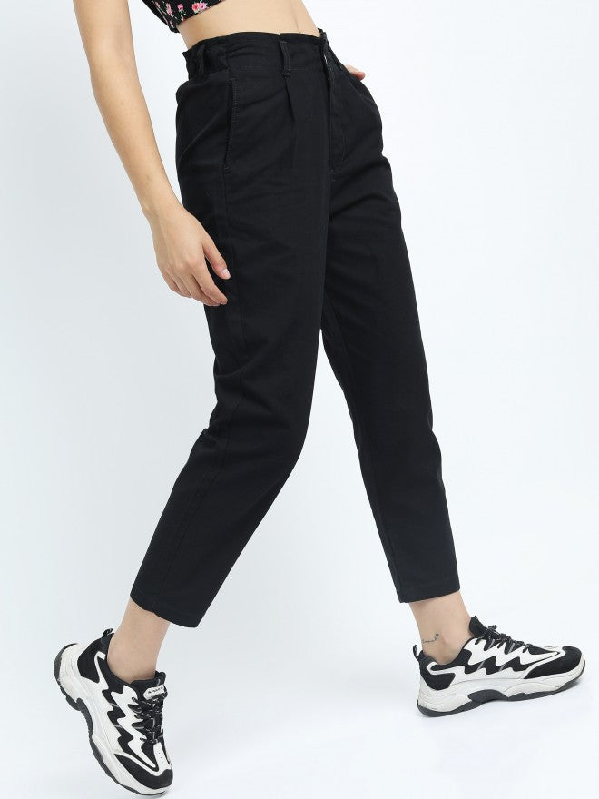 Tokyo Talkies Women Black Mom Fit Jeans - Black - Image 6
