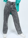 Tokyo Talkies Women Light Grey Straight Fit Jeans - Grey - Image 1