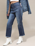 Tokyo Talkies Women Blue Slim Fit Stretchable Jeans - Blue - Image 1