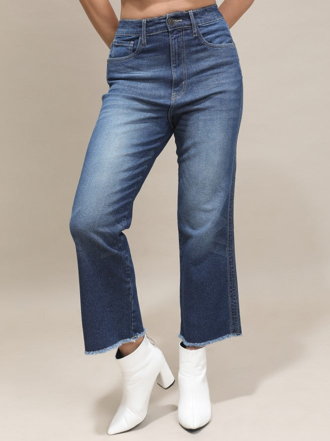 Tokyo Talkies Women Blue Slim Fit Stretchable Jeans - Blue - Image 6