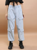 Tokyo Talkies Women Blue Relaxed Fit Jeans - Blue - Image 1