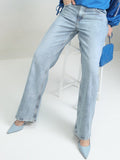 Tokyo Talkies Women Blue Flared Jeans - Blue - Image 1