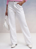 Tokyo Talkies Women White Straight Fit Jeans - White - Image 1