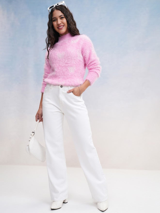 Tokyo Talkies Women White Straight Fit Jeans - White - Image 2