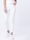 Tokyo Talkies Women White Slim Fit Stretchable Jeans - White - Image 1