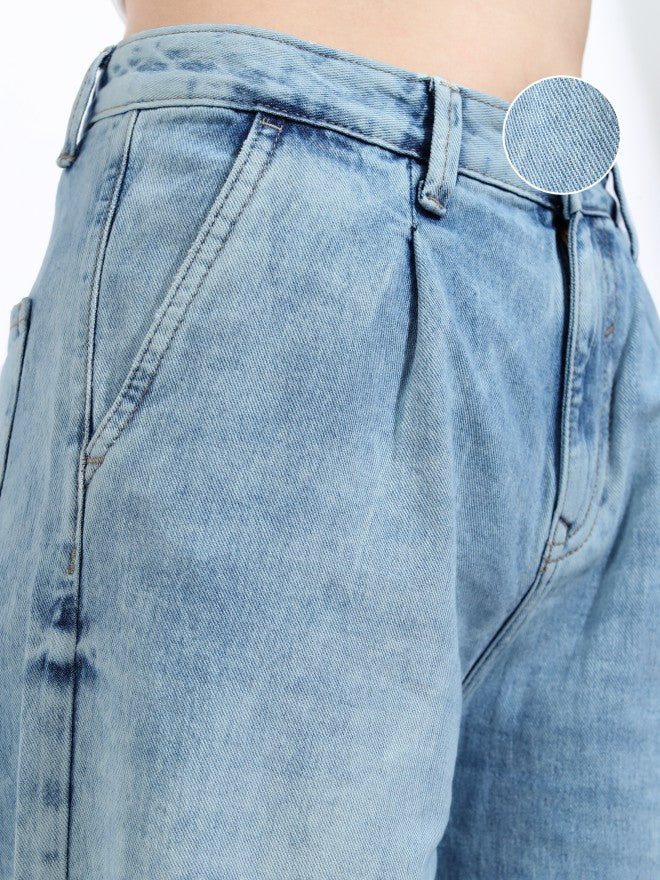 Tokyo Talkies Women Blue Flared Stretchable Jeans - Blue - Image 5