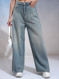 Tokyo Talkies Women Blue Flared Stretchable Jeans - Blue - Image 1
