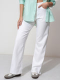 Tokyo Talkies Women White Bootcut Jeans - White - Image 1
