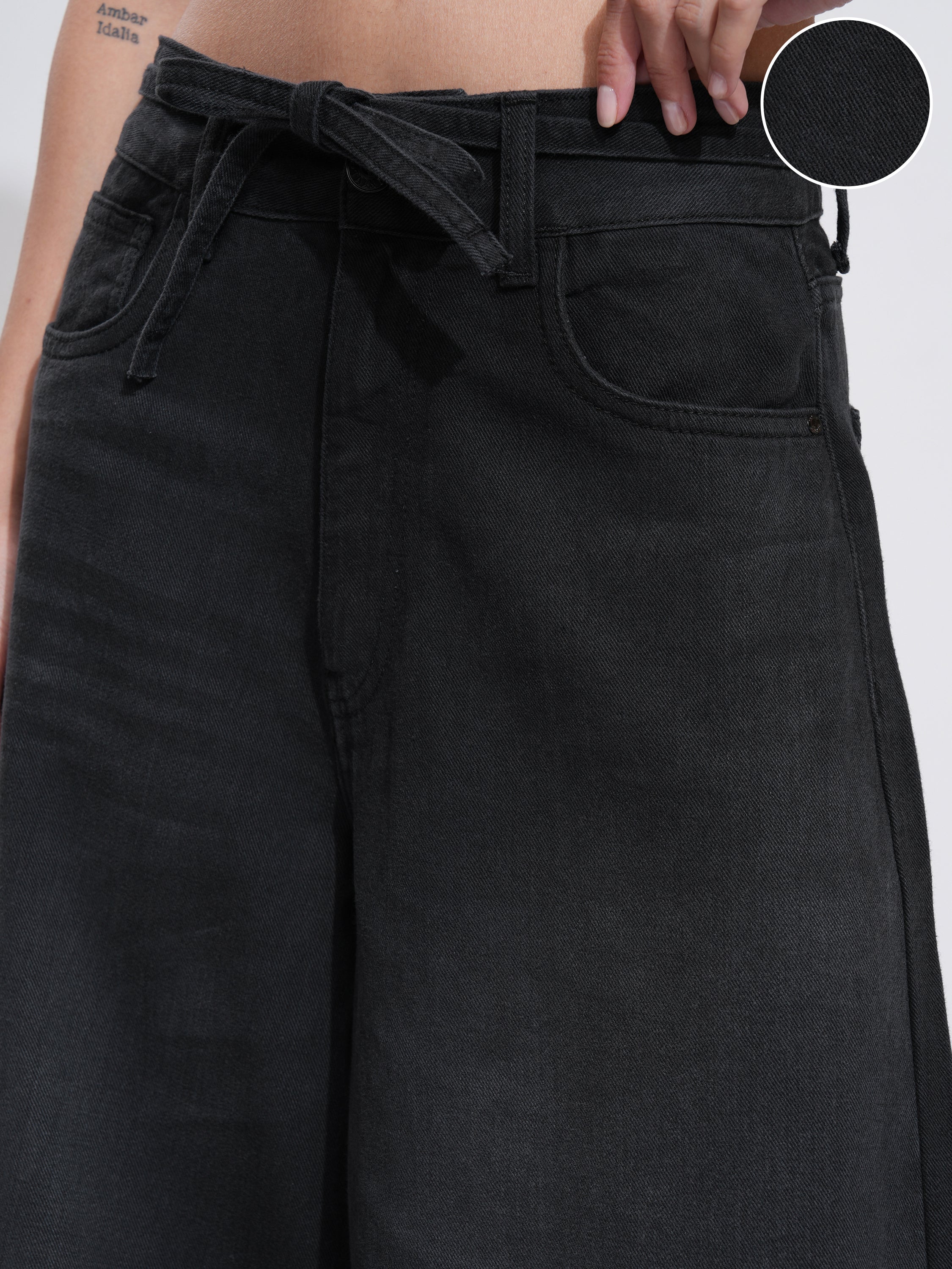 Tokyo Talkies Women Black Regular Fit Stretchable Jeans - Black - Image 5