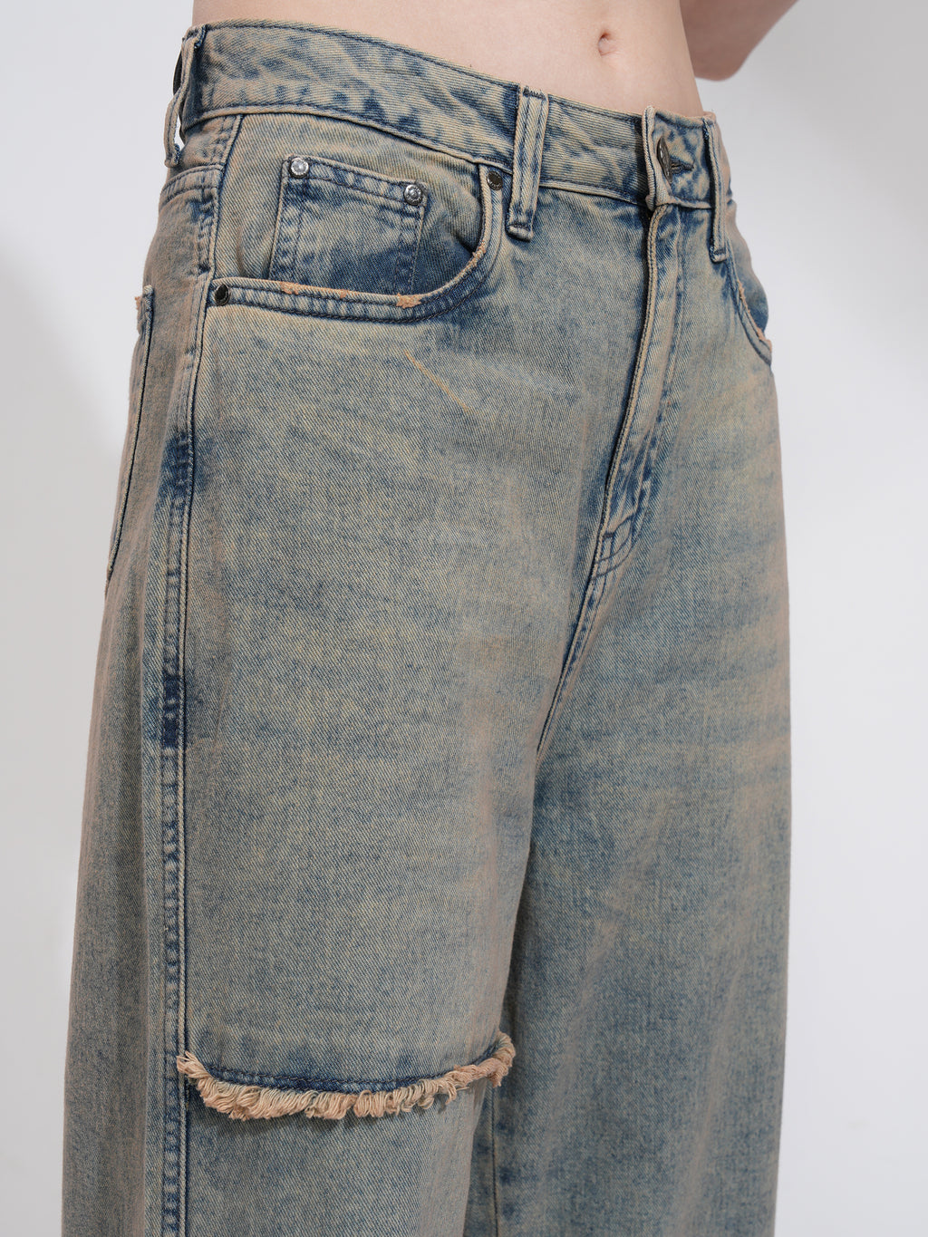 Tokyo Talkies Women Blue Flared Stretchable Jeans - Blue - Image 5