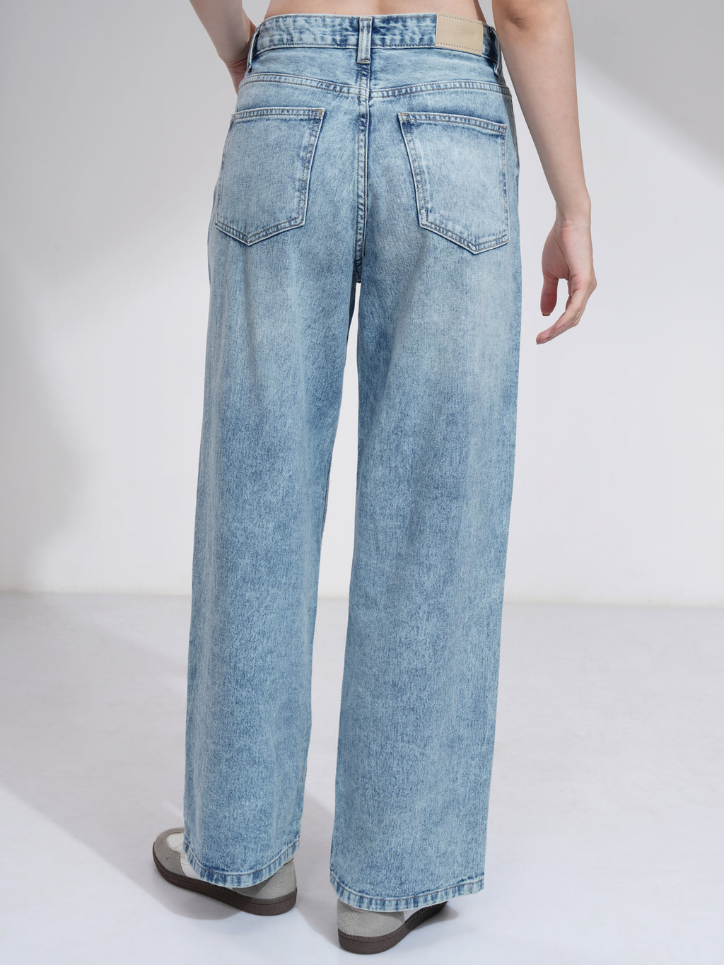 Tokyo Talkies Women Blue Straight Fit Jeans - Blue - Image 3