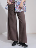 Tokyo Talkies Women Mauve Flared Stretchable Jeans - Mauve - Image 1