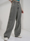 Tokyo Talkies Women Navy Blue Regular Fit Stretchable Jeans - Navy Blue - Image 1