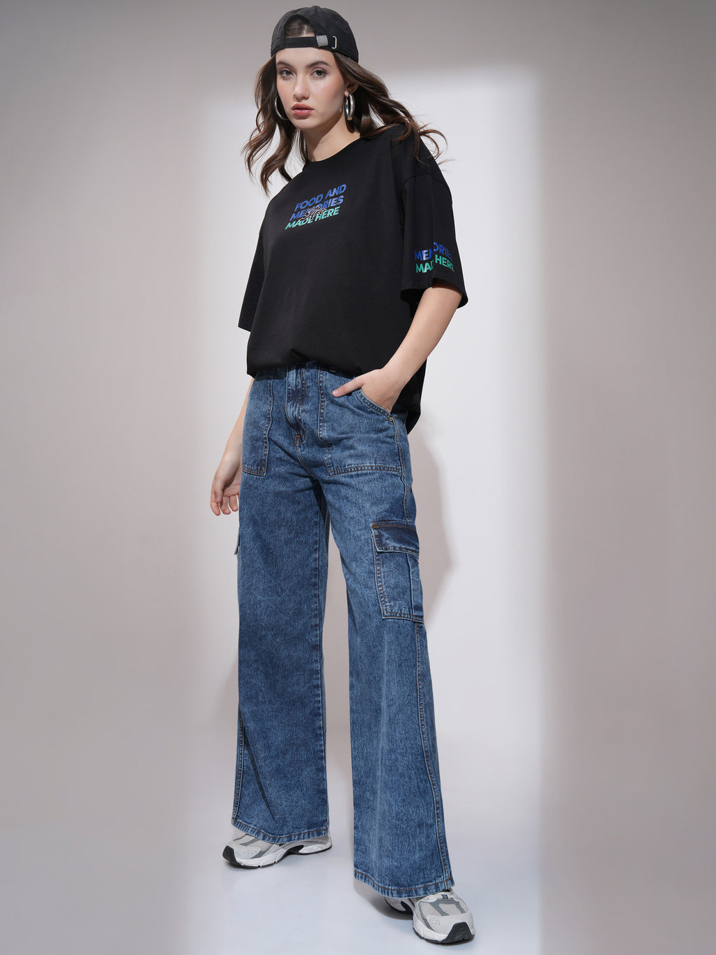 Tokyo Talkies Women Blue Flared Stretchable Jeans - Blue - Image 2