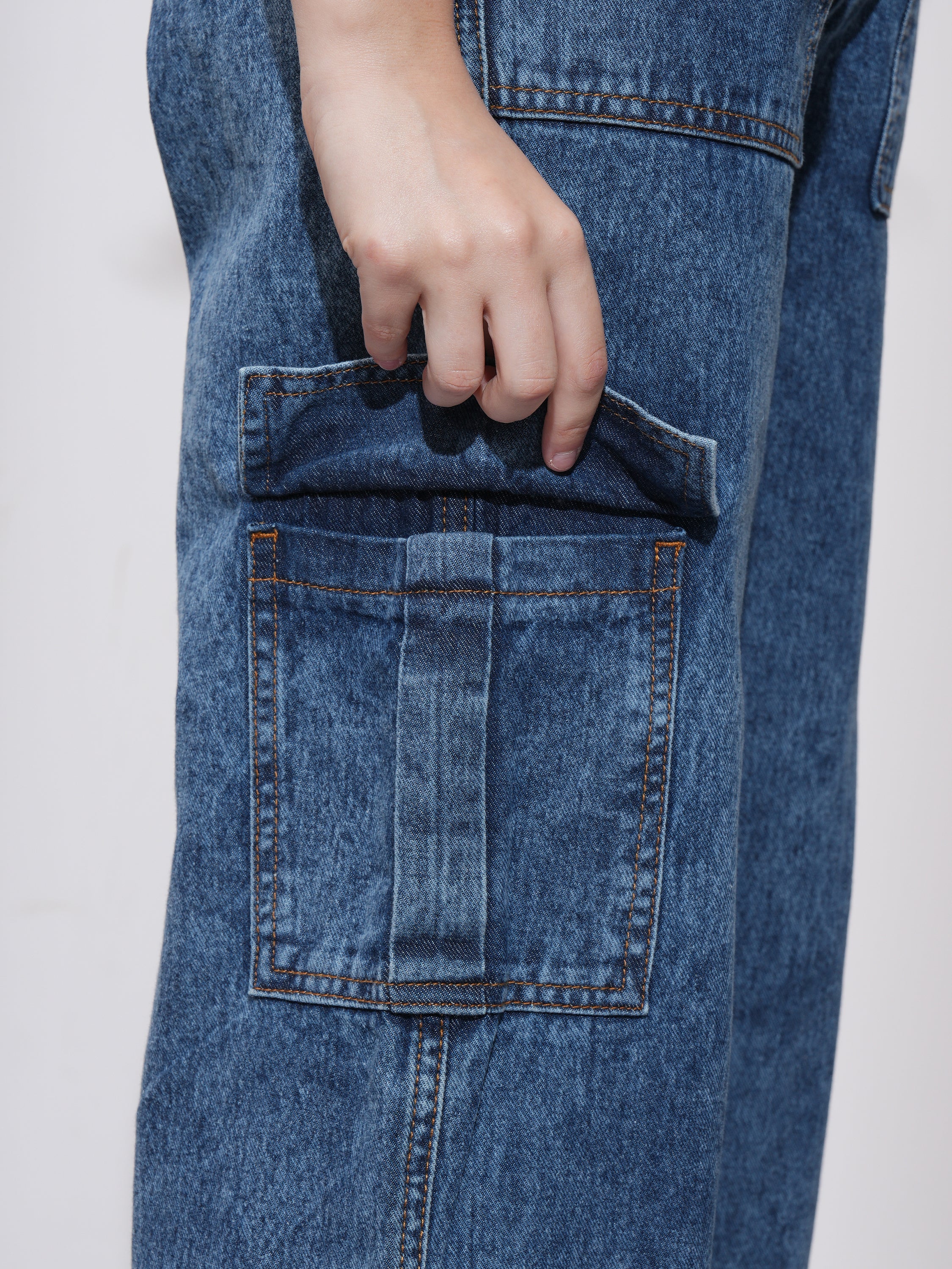 Tokyo Talkies Women Blue Flared Stretchable Jeans - Blue - Image 7