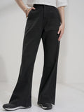 Tokyo Talkies Women Black Bootcut Stretchable Jeans - Black - Image 1