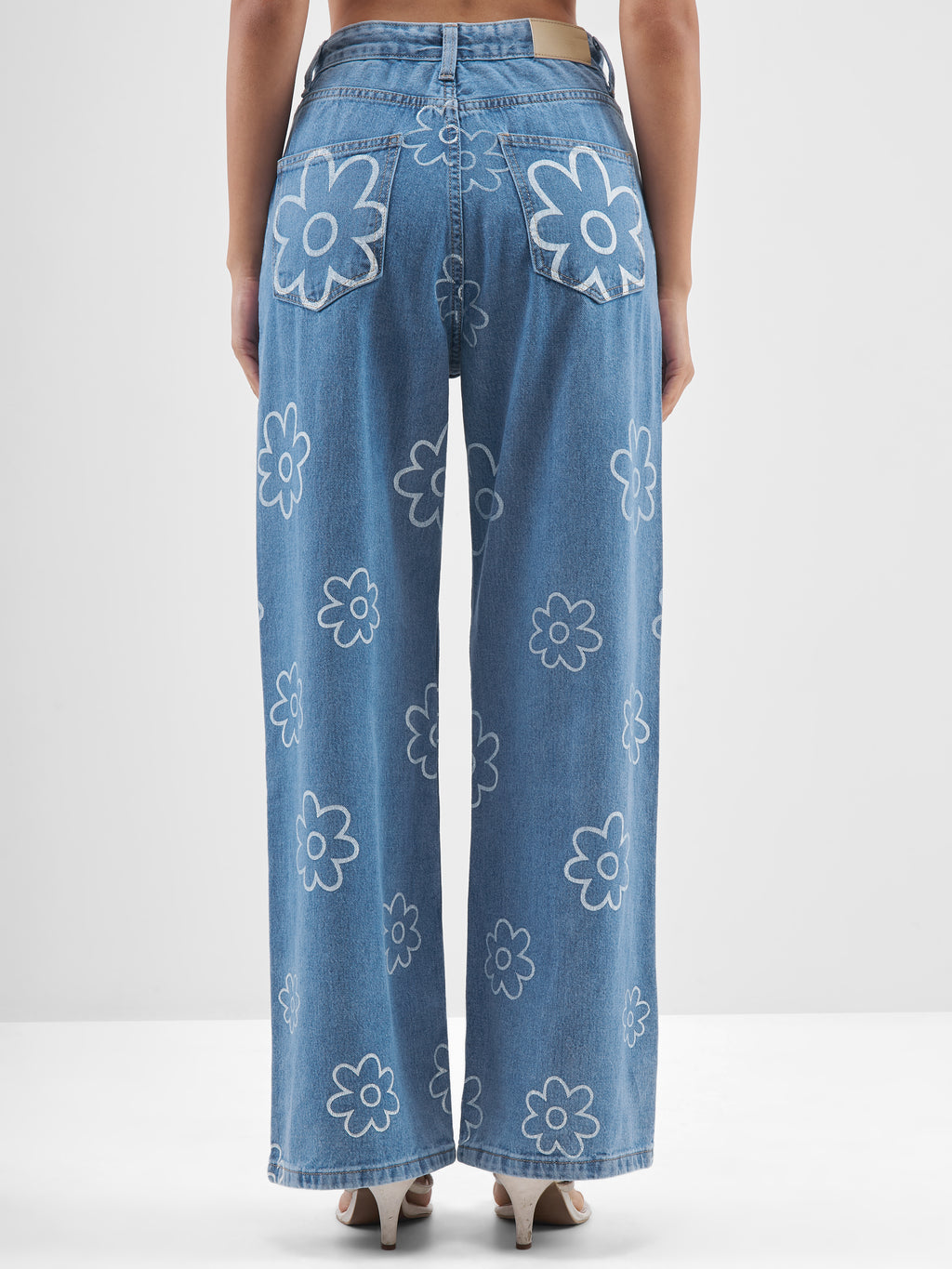 Tokyo Talkies Women Blue Dad Fit Jeans - Blue - Image 3