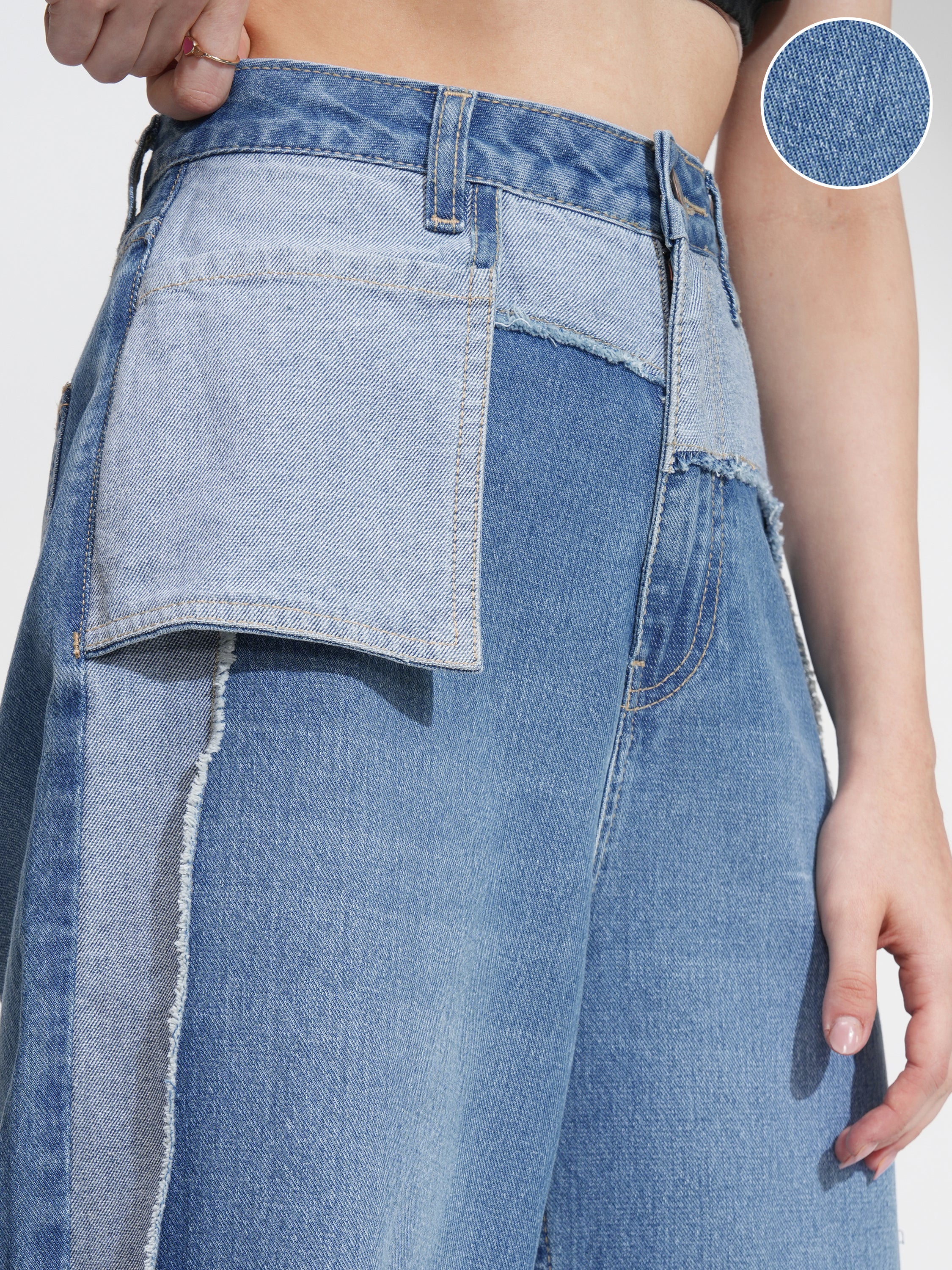 Tokyo Talkies Women Blue Regular Fit Stretchable Jeans - Blue - Image 5