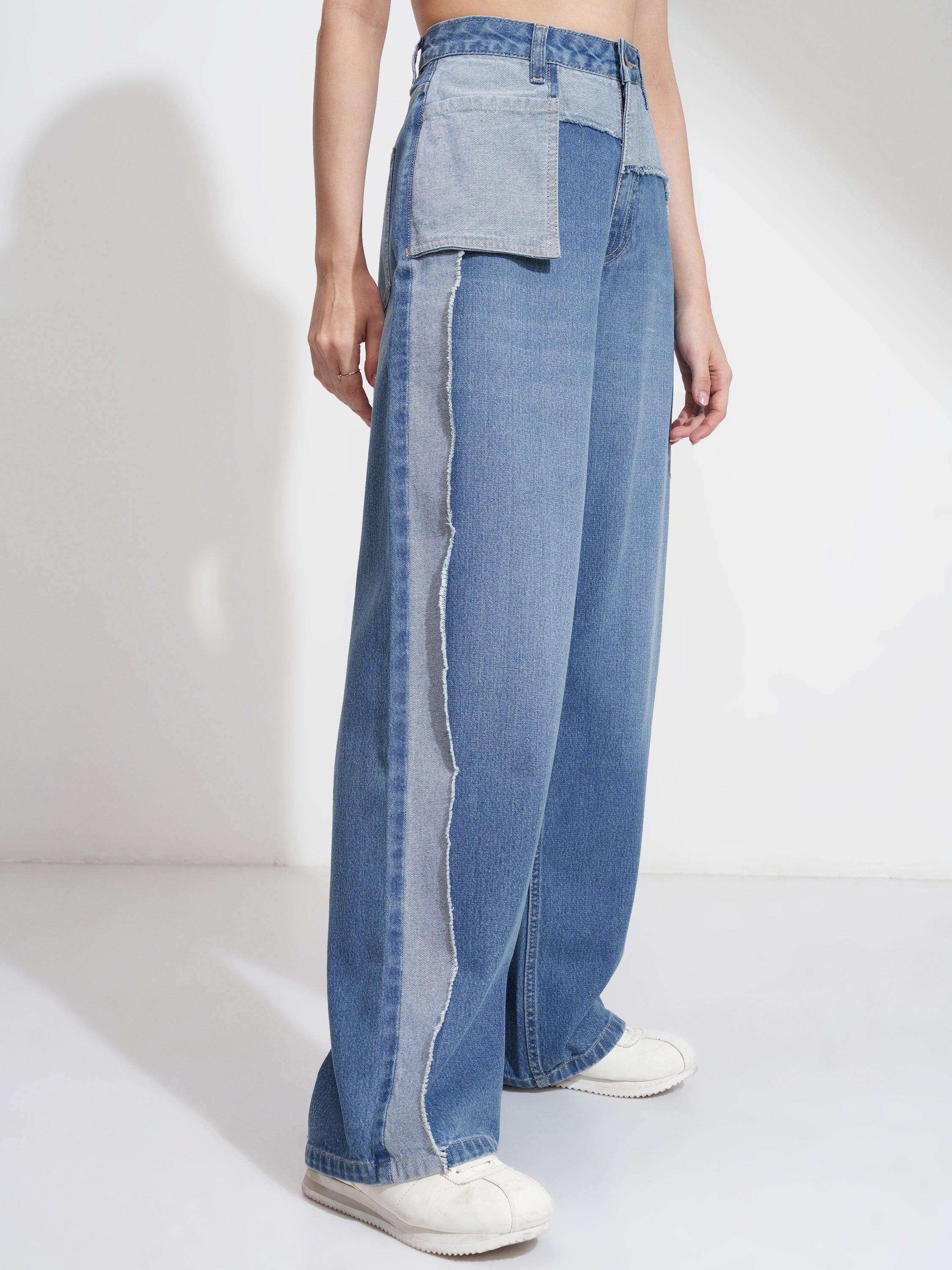 Tokyo Talkies Women Blue Regular Fit Stretchable Jeans - Blue - Image 6