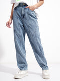 Tokyo Talkies Women Blue Relaxed Fit Stretchable Jeans - Blue - Image 1