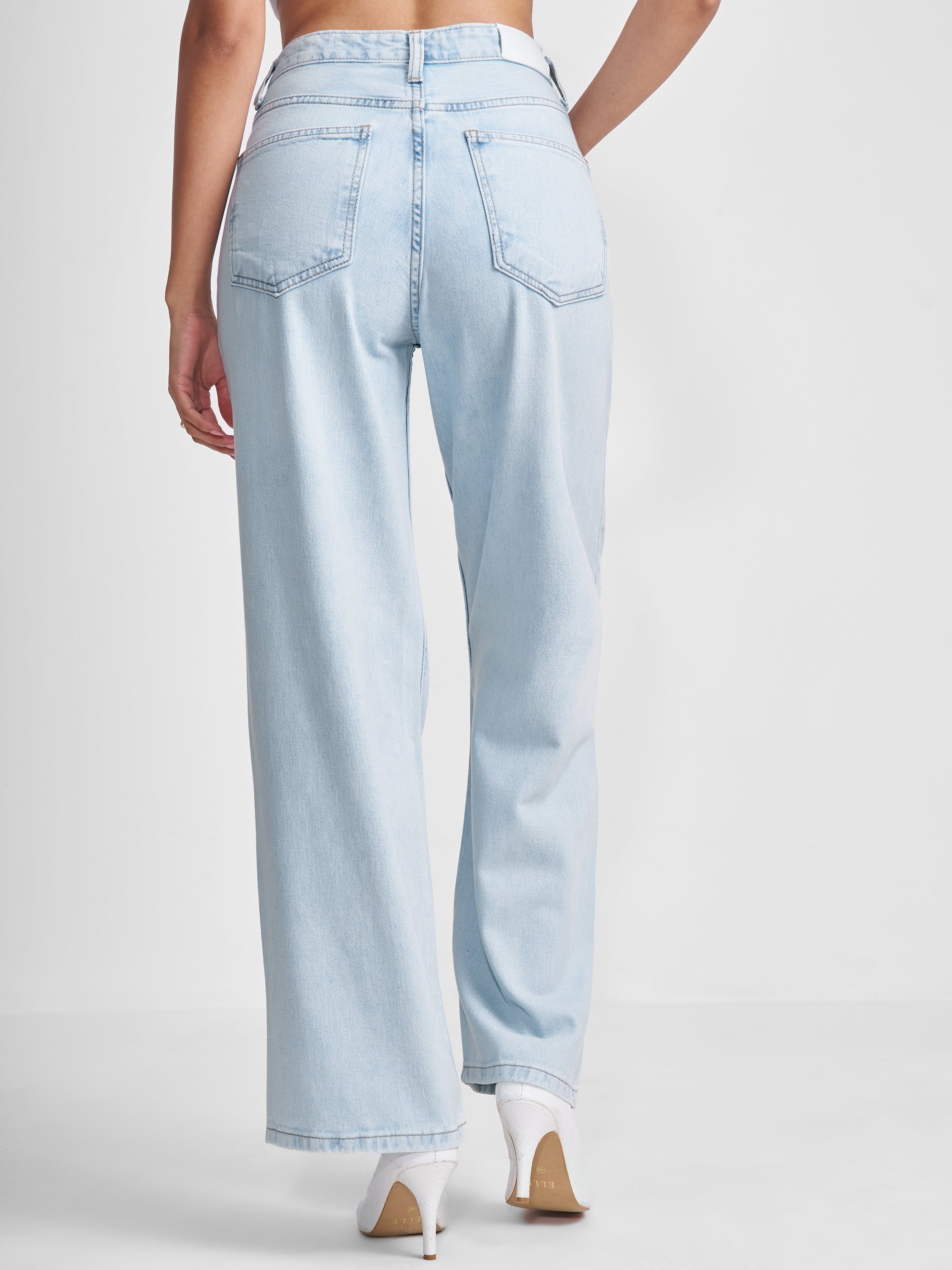 Tokyo Talkies Women Blue Straight Fit Jeans - Blue - Image 3
