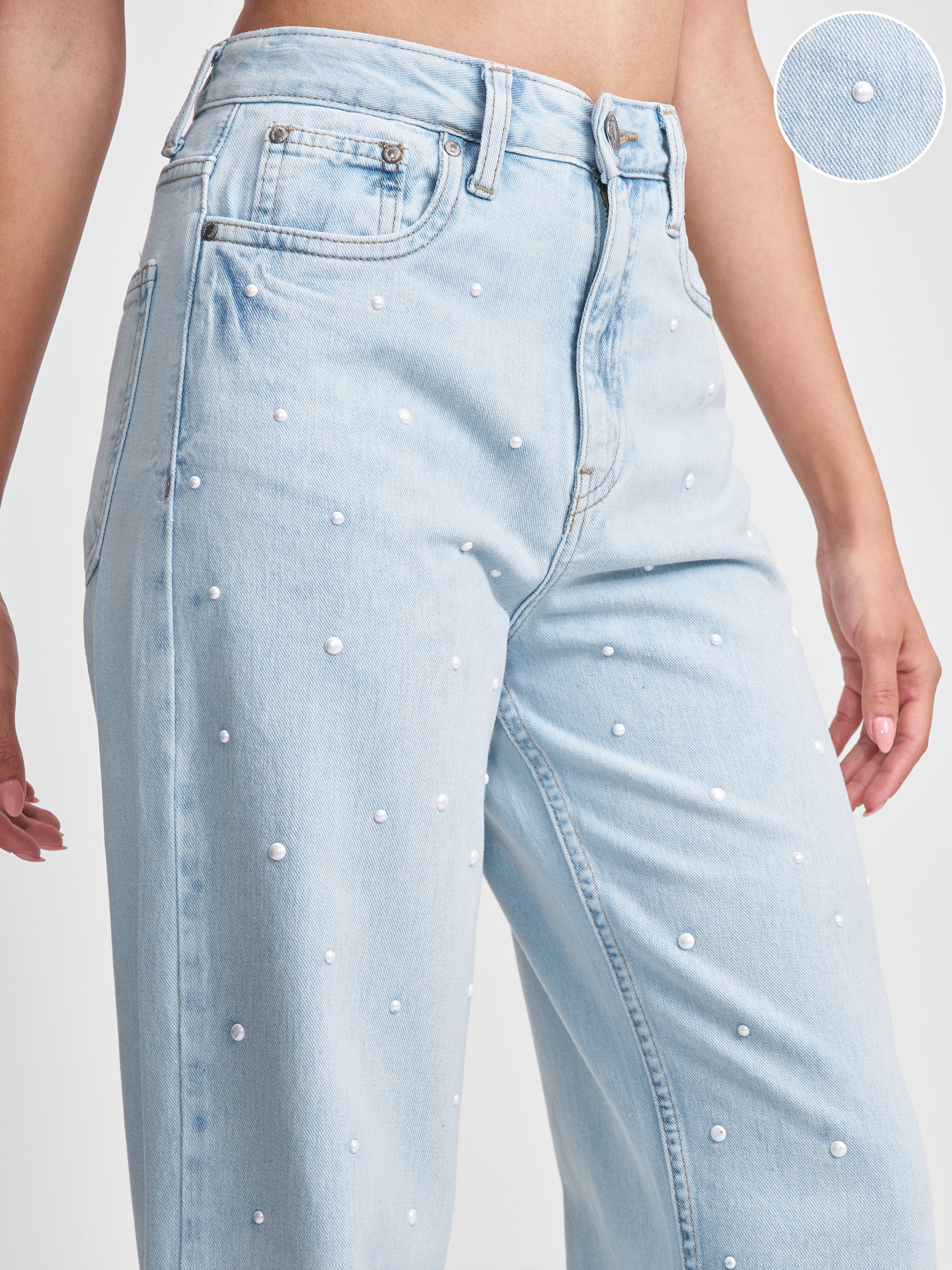 Tokyo Talkies Women Blue Straight Fit Jeans - Blue - Image 5
