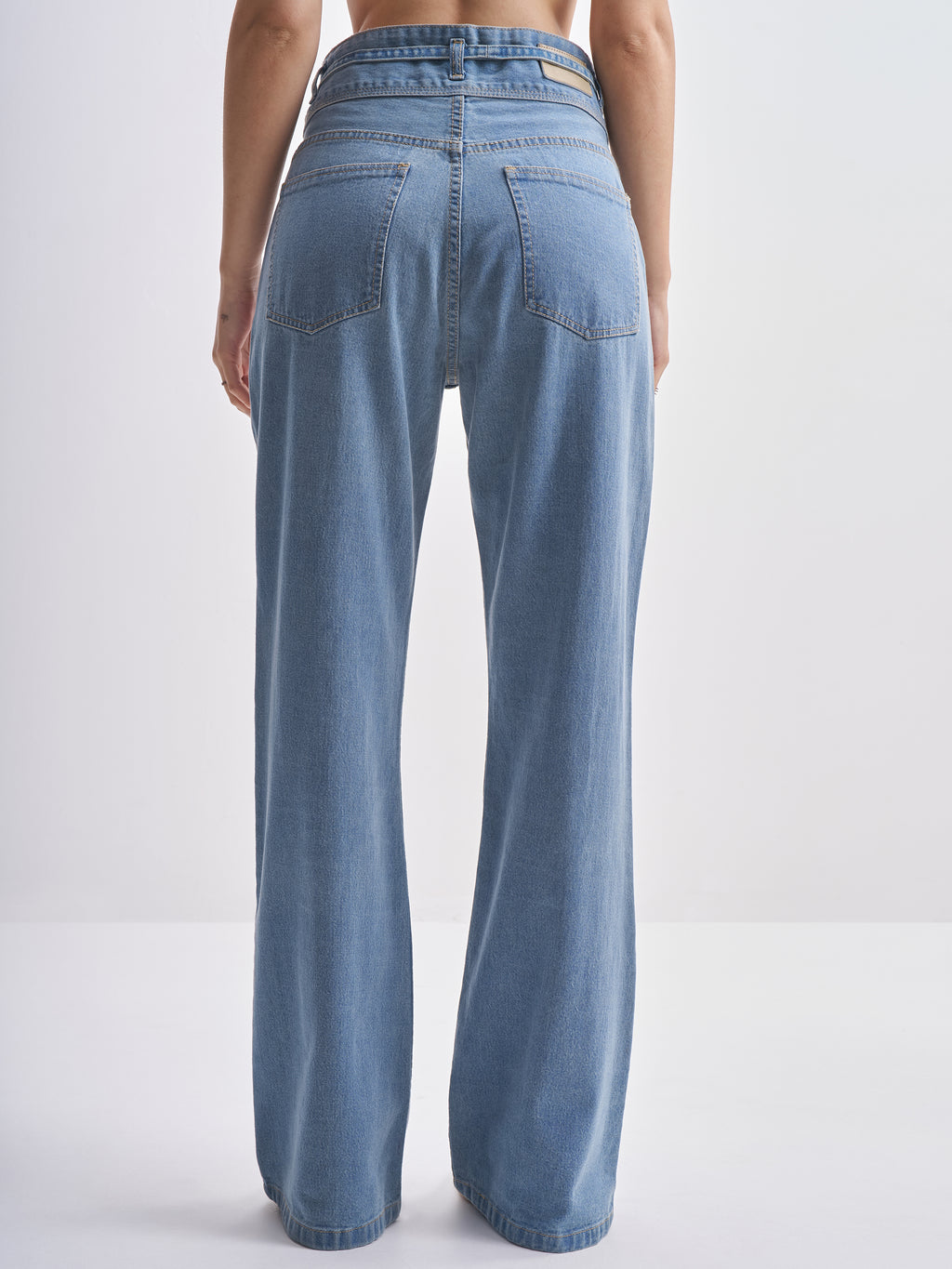 Tokyo Talkies Women Blue Bootcut Stretchable Jeans - Blue - Image 3