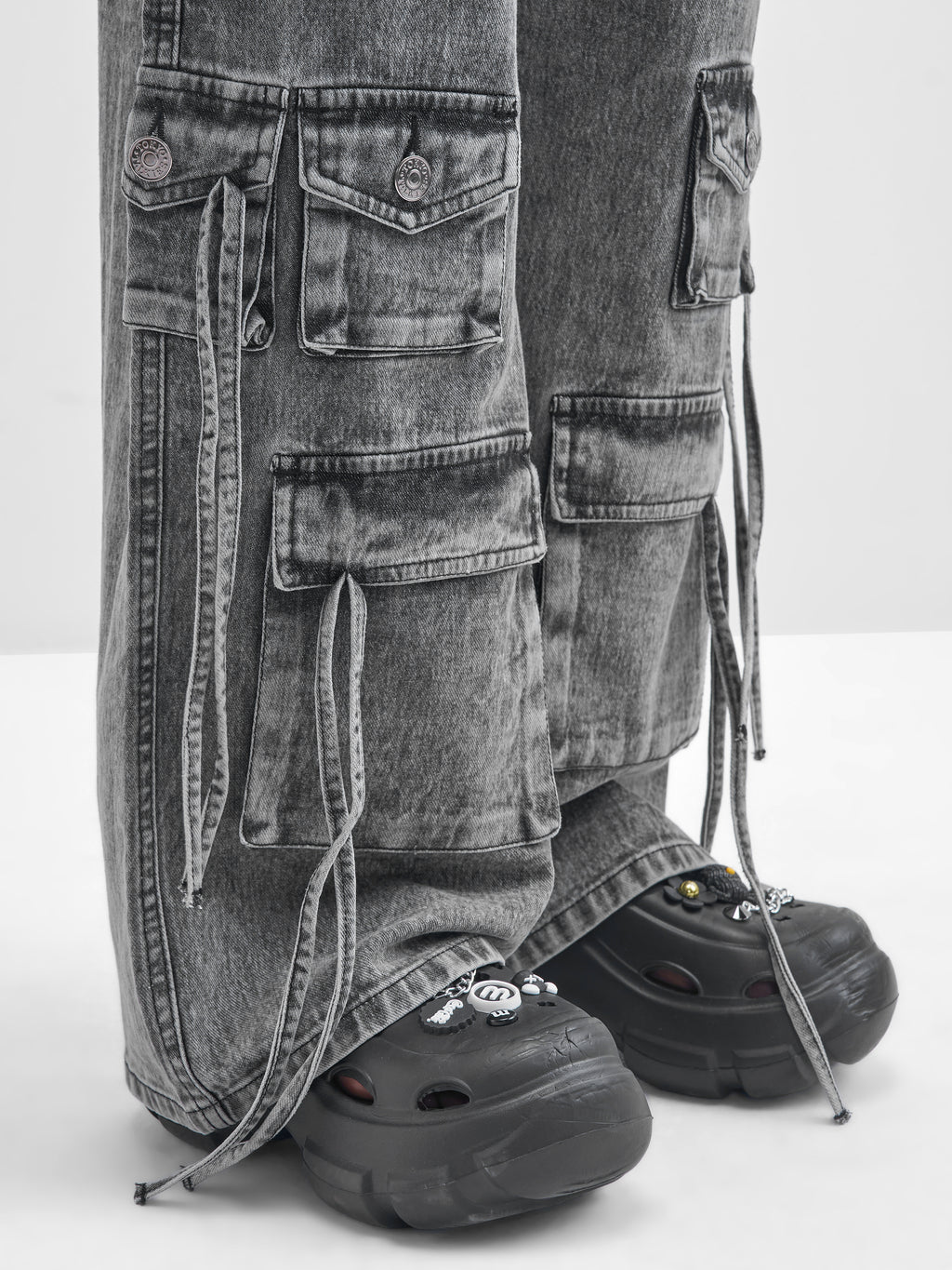 Tokyo Talkies Women Grey Dad Fit Stretchable Jeans - Grey - Image 7