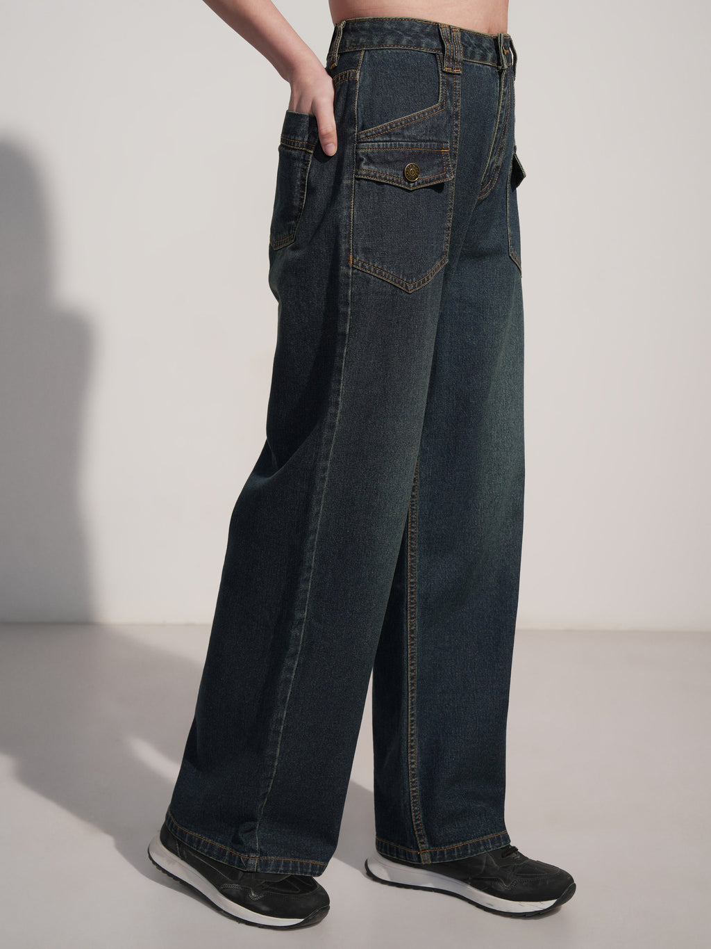 Tokyo Talkies Women Blue Straight Fit Jeans - Blue - Image 6