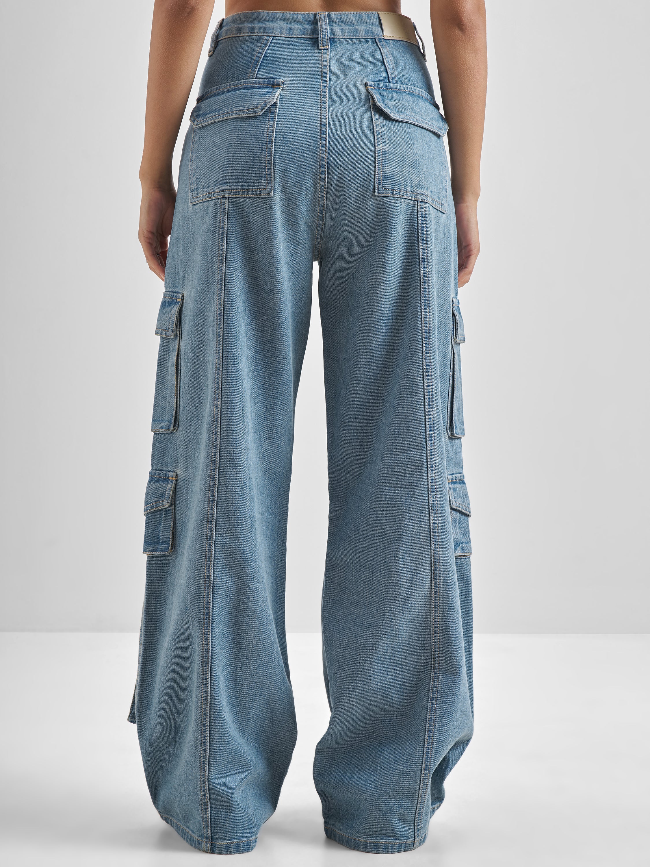 Street By Tokyo Talkies Women Blue Straight Fit Jeans - Blue - Image 3