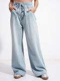 Tokyo Talkies Women Blue Flared Stretchable Jeans - Blue - Image 1
