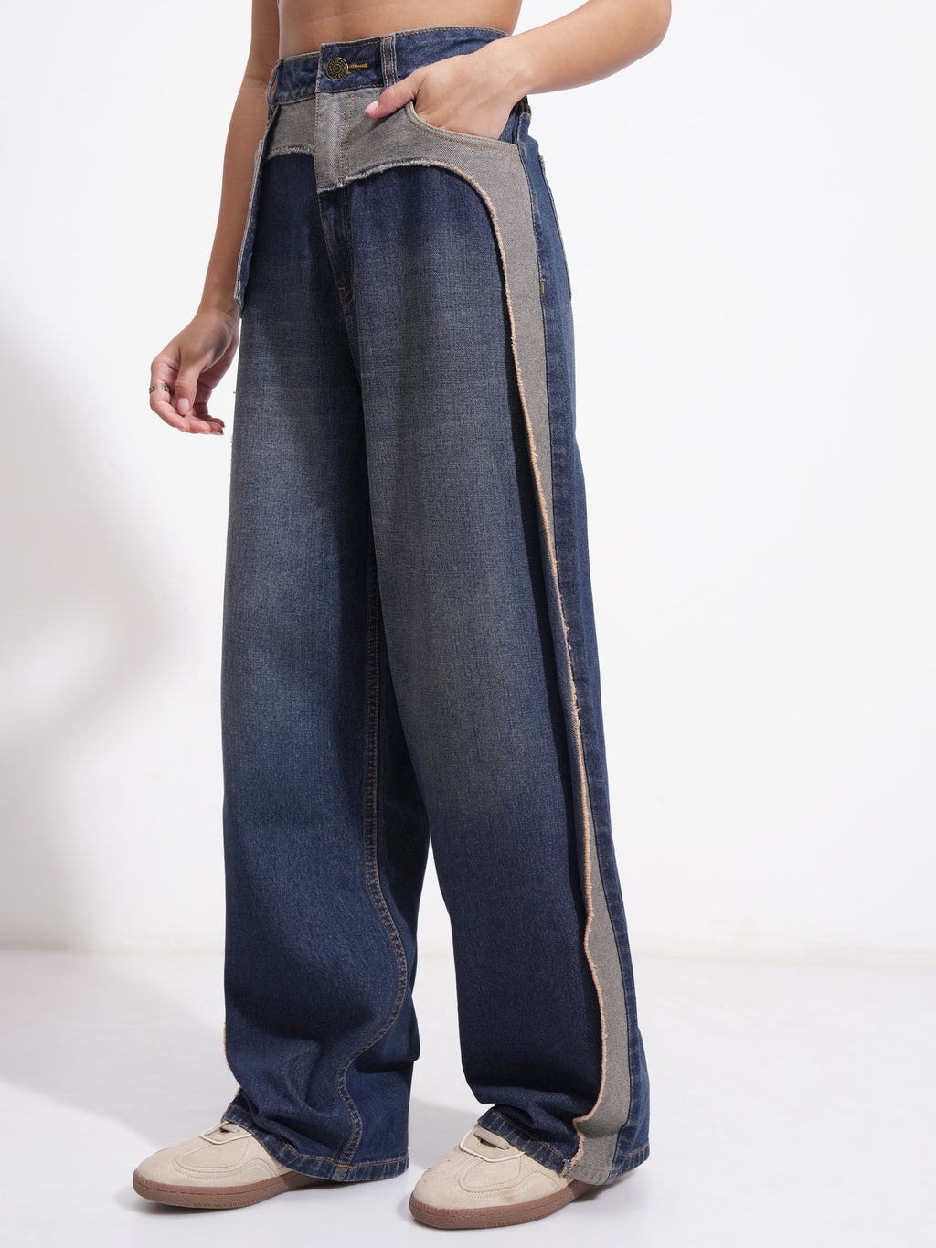 Tokyo Talkies Women Blue Regular Fit Stretchable Jeans - Blue - Image 4