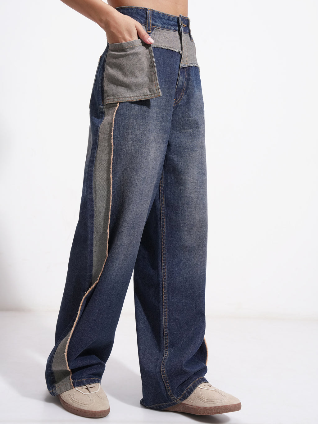 Tokyo Talkies Women Blue Regular Fit Stretchable Jeans - Blue - Image 6